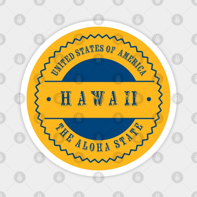Hawaii State Magnet by Athenum